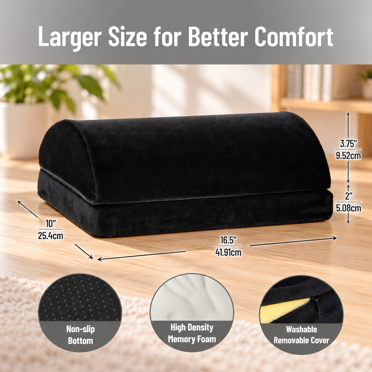ErgoVella Memory Foam Footrest