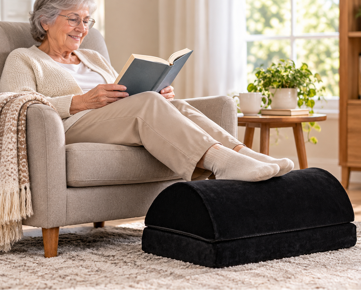 ErgoVella Memory Foam Footrest