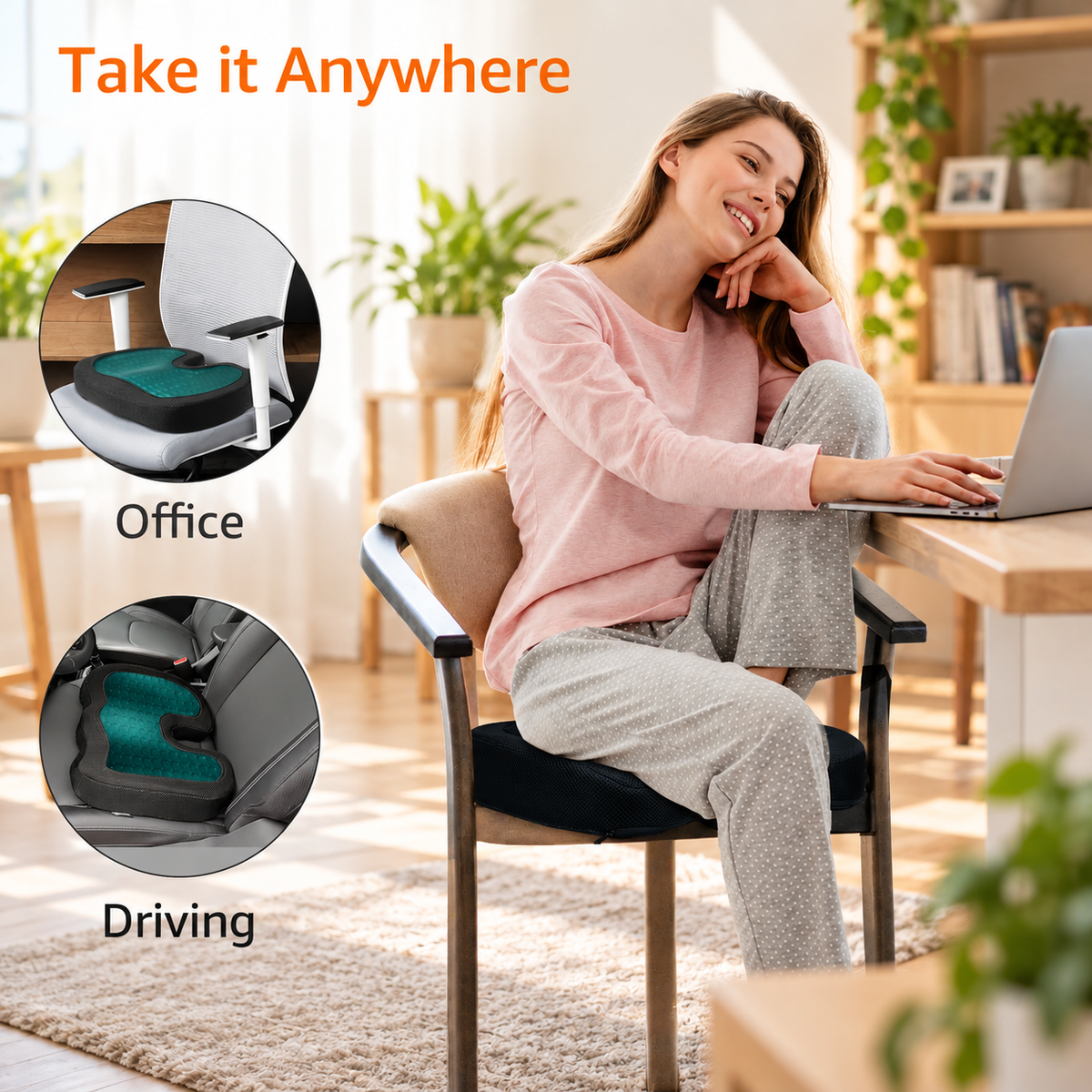 ErgoVella Cooling Seat Cushion
